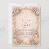 Classic European Baroque Wedding セーブザデート (正面)