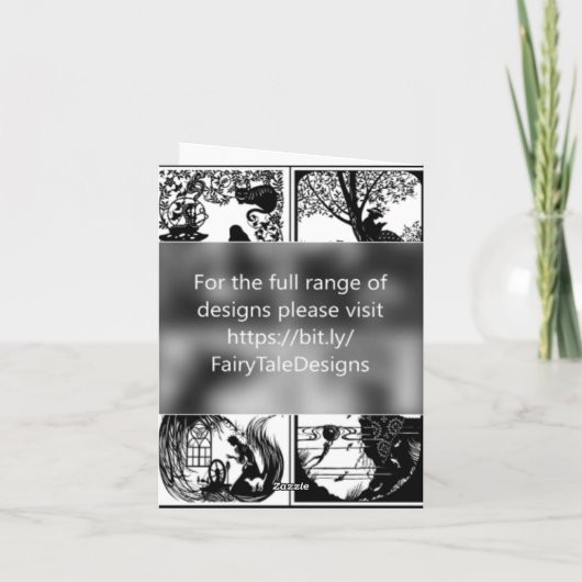 Classic Fairy Tale.  Blank Card カード (裏面)