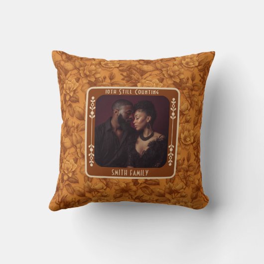 Classic Family 15Th Anniversary Throw Pillow  クッション (裏面)