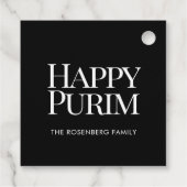 Classic Family Name Happy Purim フェイバータグ (裏面)