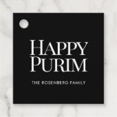 Classic Family Name Happy Purim フェイバータグ (正面)