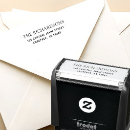 Classic Family Name Return Address セルフインキングスタンプ