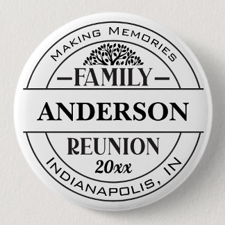 Classic Family Reunion Button Custom Text Badge 缶バッジ