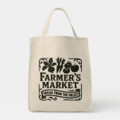 Classic Farmer’s Market - Fresh From the Valley トートバッグ (裏面)