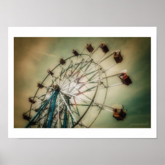 Classic Ferris wheel Poster (Semi-Gloss) ポスター
