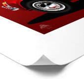 Classic Fiat 500 ポスター (角)