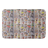 Classic Fishing Lures Thunder_Cove バスマット (正面)