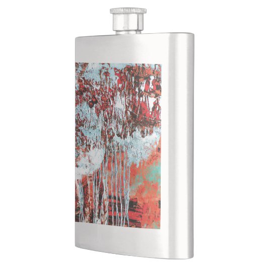 Classic Flask – Corrosion Pulse フラスク (左)