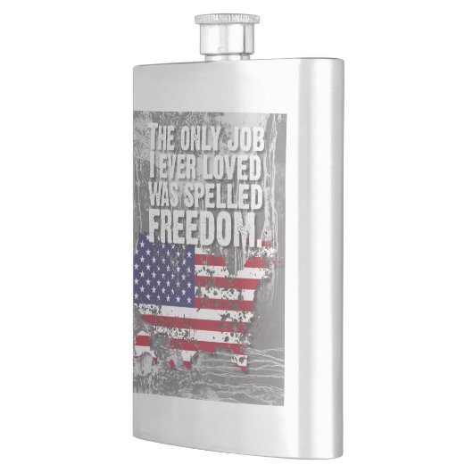 Classic Flask – Freedom Job フラスク (左)