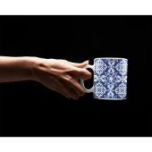 Classic Floral Ceramic Mediterranean Tile Mugs コーヒーマグカップ