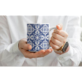 Classic Floral Ceramic Mediterranean Tile Mugs コーヒーマグカップ