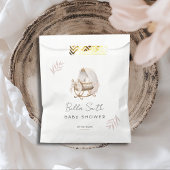 Classic Floral Gold Bassinet Baby Shower フェイバーバッグ