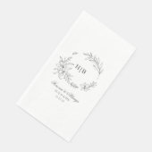 Classic Floral Wreath Monogram Wedding (コーナー)