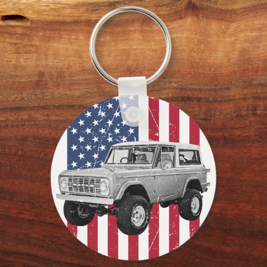 Classic ford bronco キーホルダー (正面)