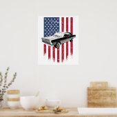 Classic Ford Fairlane 1967 ポスター (キッチン)