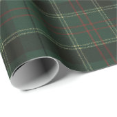 Classic Forest Green Plaid Christmas ラッピングペーパー (ロールコーナー)