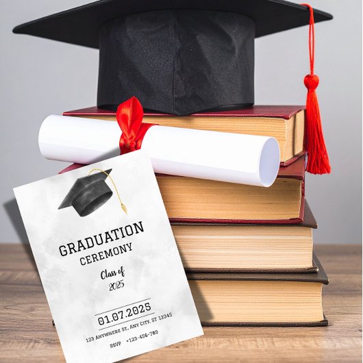 Classic Formal Graduation Announcement  招待状