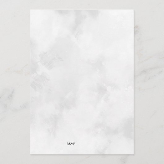 Classic Formal Graduation Announcement  招待状 (裏面)