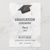 Classic Formal Graduation Announcement  招待状 (正面)