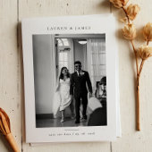 Classic Formal Wedding Photo Save the Date セーブザデート