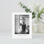 Classic Formal Wedding Photo Thank You Card サンキューカード (スタンド正面)