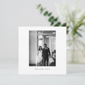 Classic Formal Wedding Photo Thank You Card サンキューカード (スタンド正面)