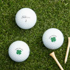 Classic Four-Leaf Clover 'Lucky Golf Ball' Fun  ゴルフボール