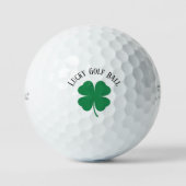 Classic Four-Leaf Clover 'Lucky Golf Ball' Fun  ゴルフボール (正面)