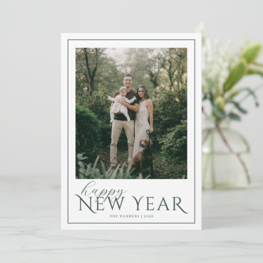 Classic Frame New Year Photo シーズンカード (スタンド正面)