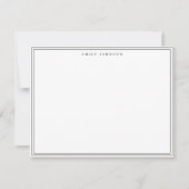 Classic Frame Note Card 招待状 (正面)