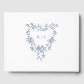 Classic French Blue Ribbon Bow ゲストブック (裏面)