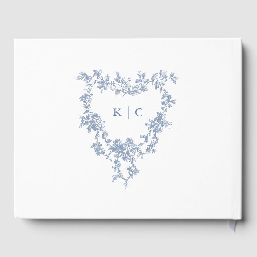 Classic French Blue Ribbon Bow ゲストブック (裏面)