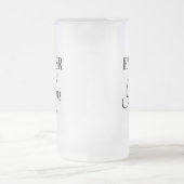 Classic Fully Customizable Wedding Beer Mug フロストグラスビールジョッキ (中央)