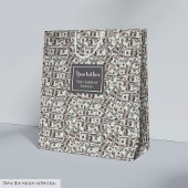 Classic funny gift dollar pattern personalized ペーパープレート