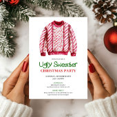 Classic Funny Ugly Sweater Party Invitation 招待状