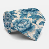 Classic Gifts For Guys Peonies Floral ネクタイ (ロール)