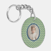 Classic Gifts For Him Stripe Pattern キーホルダー (正面左)