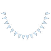 Classic Gingham Baby Blue バンティングフラッグ (全)