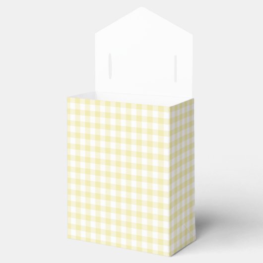 Classic Gingham Butter Yellow フェイバーボックス (オープン)
