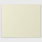Classic Gingham Butter Yellow ラッピングペーパー (フラット)