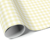 Classic Gingham Butter Yellow ラッピングペーパー (ロールコーナー)