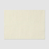 Classic Gingham Butter Yellow 薄葉紙 (正面)