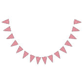 Classic Gingham Cherry Red バンティングフラッグ (全)