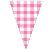 Classic Gingham Fuchsia バンティングフラッグ (第2の旗)