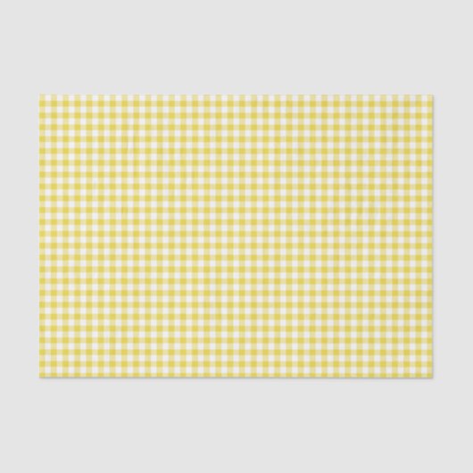 Classic Gingham Golden Yellow 薄葉紙 (正面)