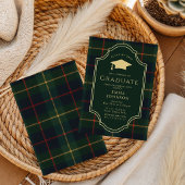 Classic Gingham Graduation Party 2026 Invitation 招待状