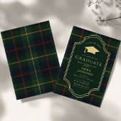 Classic Gingham Graduation Party 2026 Invitation 招待状