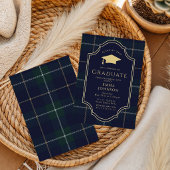 Classic Gingham Graduation Party 2026 Invitation 招待状