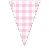 Classic Gingham Light Pink バンティングフラッグ (第2の旗)