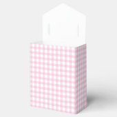 Classic Gingham Light Pink フェイバーボックス (オープン)